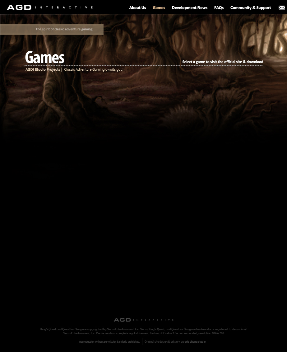 Retro Gaming: Online Sierra adventure games.
