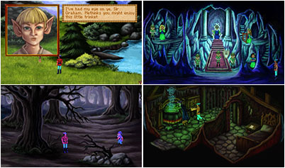 In-game Screenshots of King's Quest I Remake.